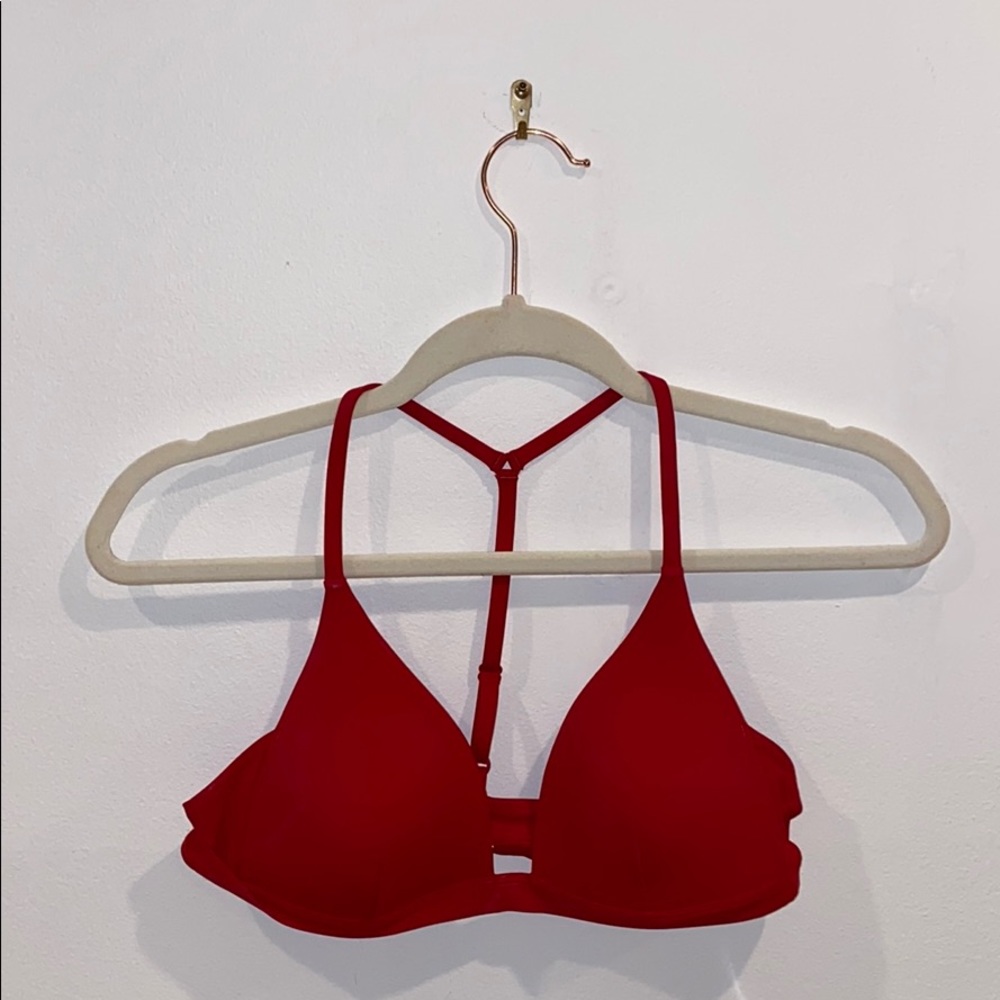 Lululemon Red Deep Sea Swim Top